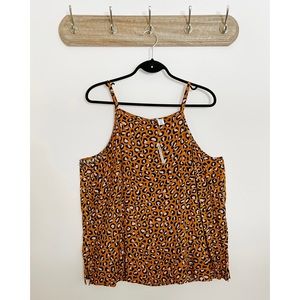 NWT Old Navy leopard print tank, XL